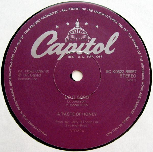 Sun (7) / A Taste Of Honey : Radiation Level / Do It Good (12", Single)