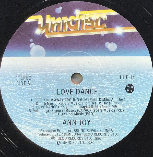 Ann Joy : Love Dance (LP, Album)