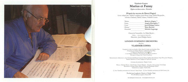 Vladimir Cosma : Marius Et Fanny (Opéra D'après Marcel Pagnol) (CD, Album, Sli)