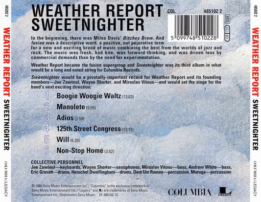 Weather Report : Sweetnighter (CD, Album, RE, RM)