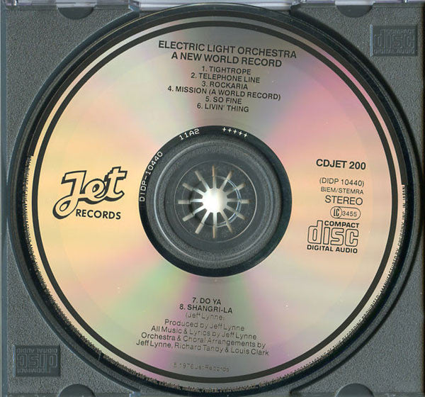 Electric Light Orchestra : A New World Record (CD, Album, RE)