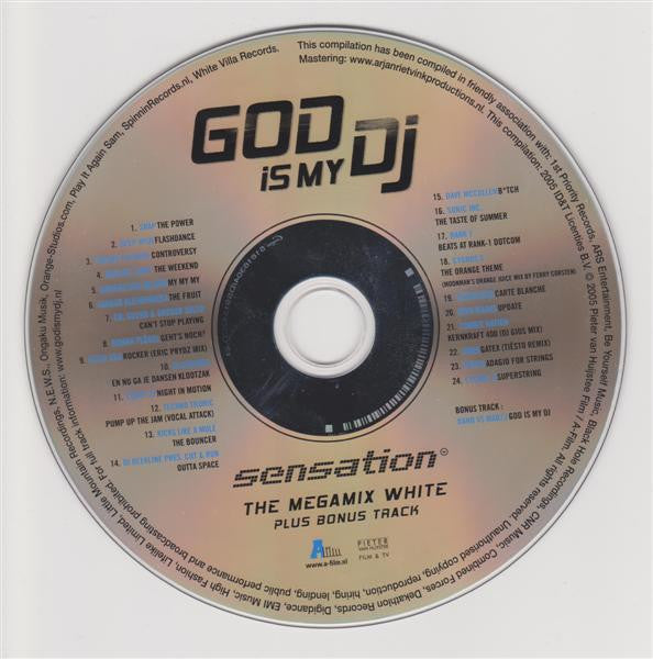 Various : God Is My DJ (The Story Of Sensation) (DVD, PAL + CD, Comp, Mixed)