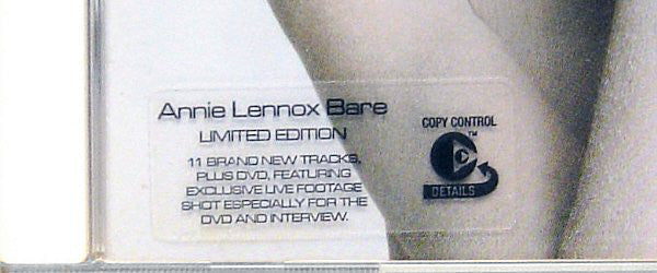 Annie Lennox : Bare (CD, Album, Copy Prot. + DVD-V, PAL + Ltd)