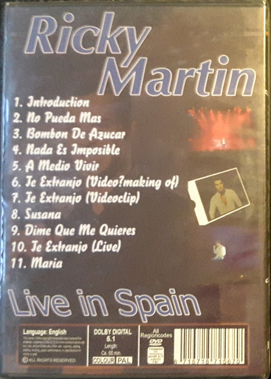 Ricky Martin : Live In Spain (DVD-V, PAL)