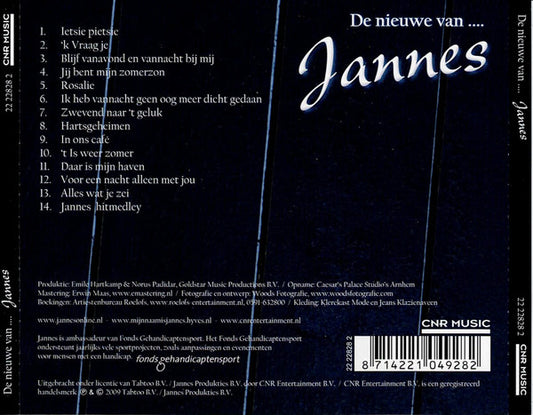 Jannes : De Nieuwe Van .... Jannes (CD, Album)