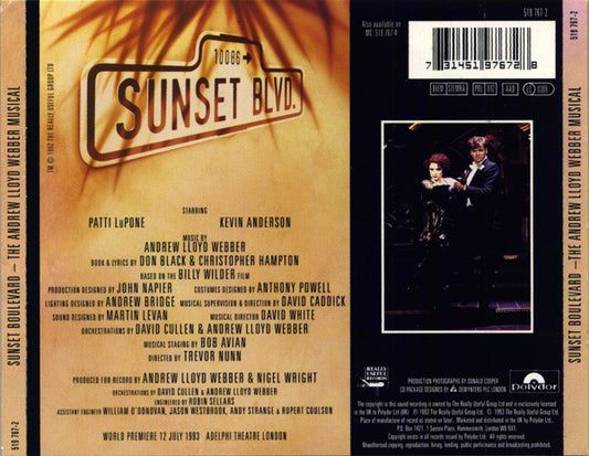 Andrew Lloyd Webber : Sunset Boulevard (World Premiere Recording) (2xCD, Album)