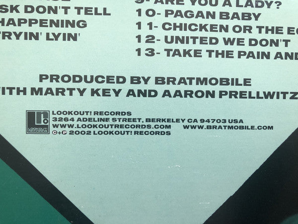 Bratmobile : Girls Get Busy (LP, Album)