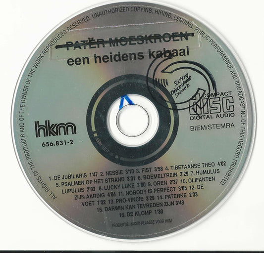 Pater Moeskroen : Een Heidens Kabaal (CD, Album)