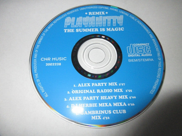 Playahitty : The Summer Is Magic (Remix) (CD, Maxi)