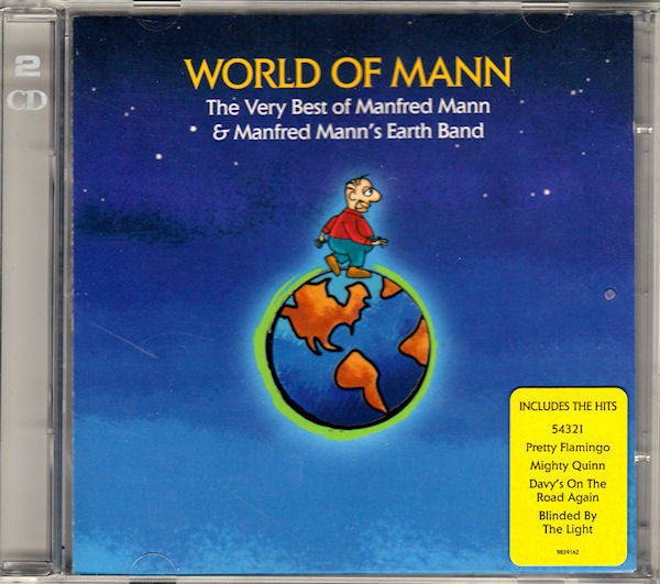 Manfred Mann, Manfred Mann's Earth Band : World Of Mann (The Very Best Of Manfred Mann & Manfred Mann's Earth Band) (2xCD, Comp)