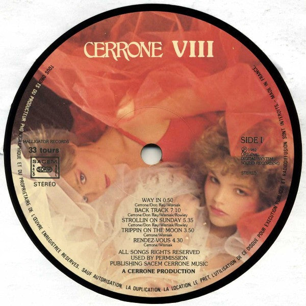 Cerrone : Back Track 8 (LP, Album, Gat)