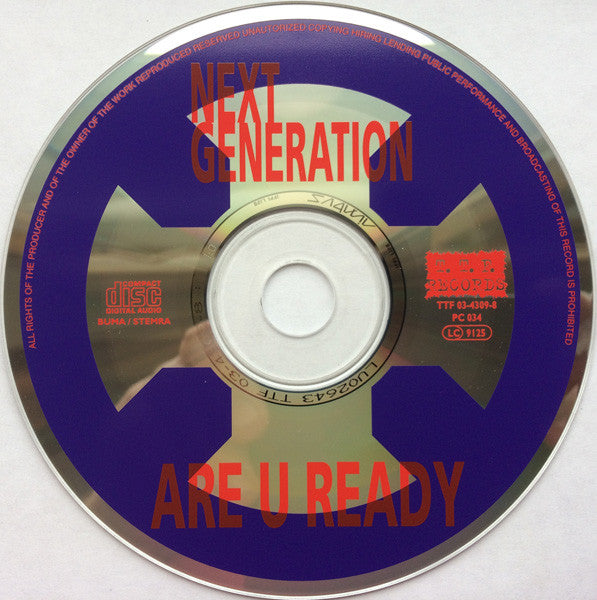 Next Generation (6) : Are U Ready (CD, Maxi)