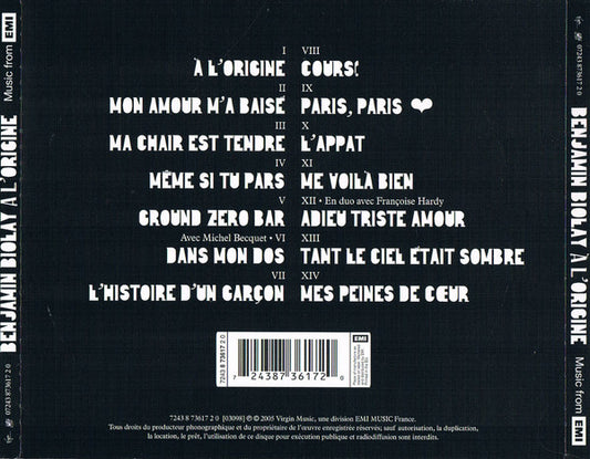 Benjamin Biolay : À L'Origine (CD, Album)