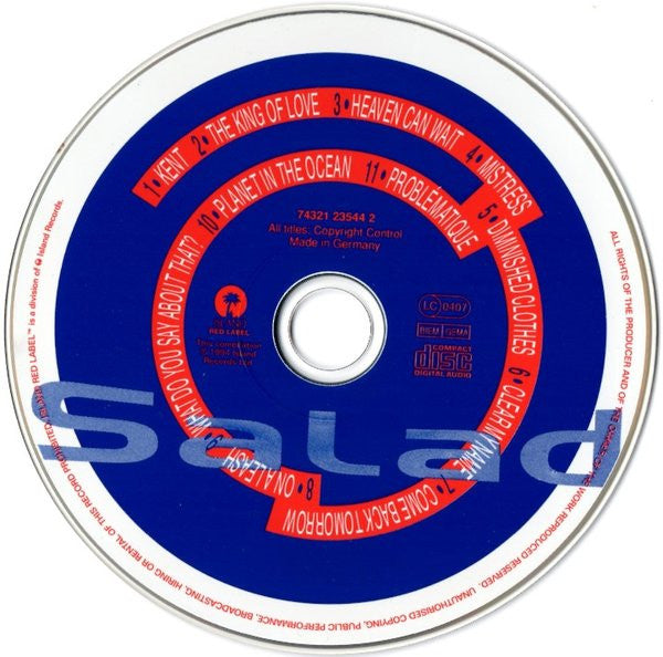 Salad : Singles Bar (CD, Comp)