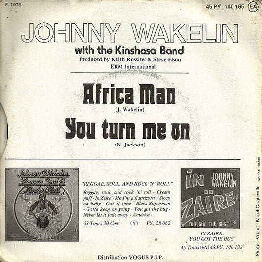 Johnny Wakelin : Africa Man (7", Single)