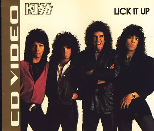 Kiss : Lick It Up (CDV, 5", NTSC)