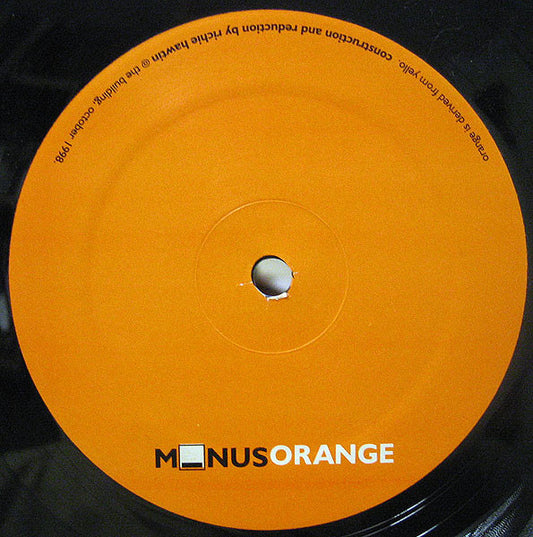 Richie Hawtin : Minus Orange (12", Blu)