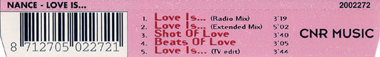 Nance : Love Is... (CD, Maxi)