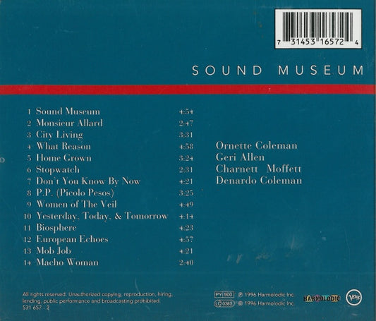 Ornette Coleman : Sound Museum - Three Women (CD, Album)