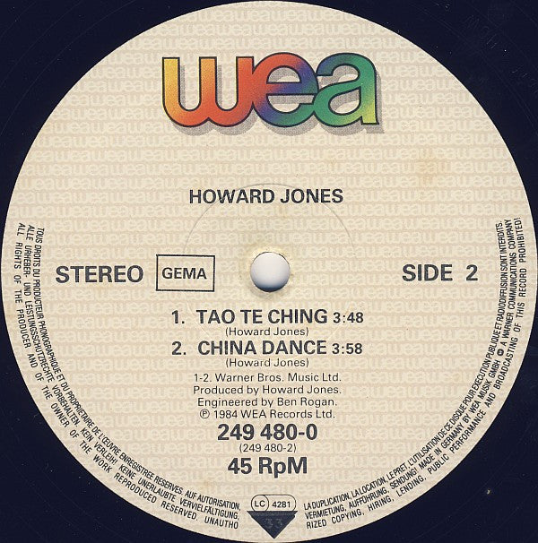Howard Jones : Hide & Seek (12", Single)