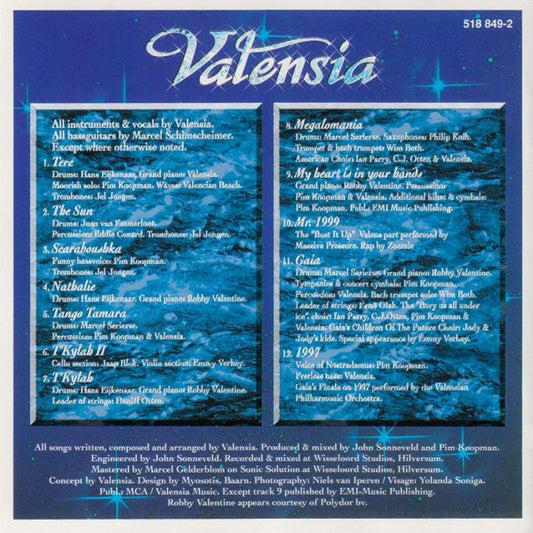 Valensia : Valensia (CD, Album)
