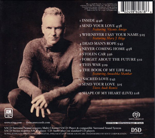 Sting : Sacred Love (SACD, Hybrid, Multichannel, Album, Ltd, 5.1)