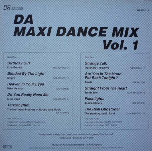Various : DA Maxi Dance Mix Vol. 1 (LP, Comp, Mixed, Red)