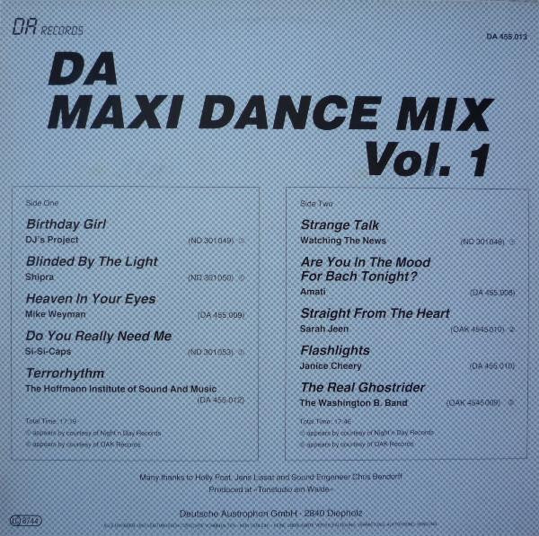 Various : DA Maxi Dance Mix Vol. 1 (LP, Comp, Mixed, Red)