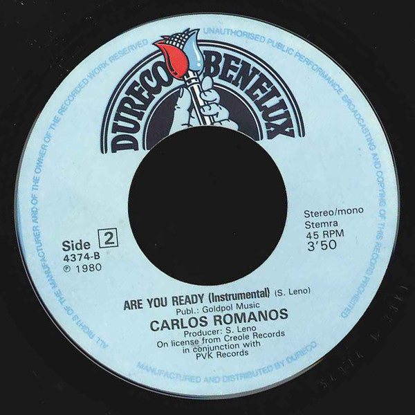 Carlos Romanos : Are You Ready (7", Single)