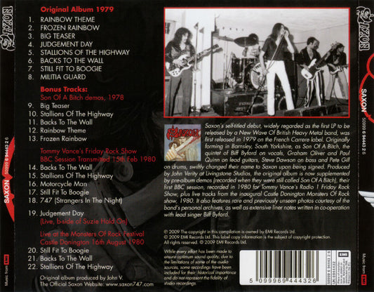 Saxon : Saxon (CD, Album, RE, RM)