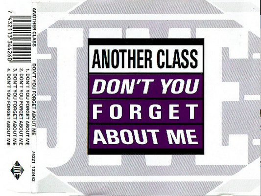 Another Class : Don't You Forget About Me (CD, Maxi)