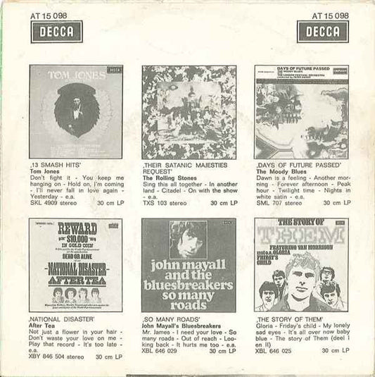 Tom Jones : Delilah (7", Single, Mono)