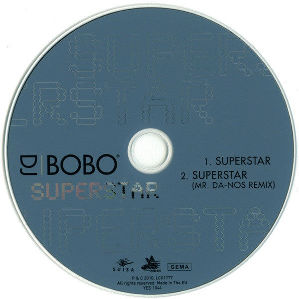 DJ BoBo : Superstar (CD, Single)