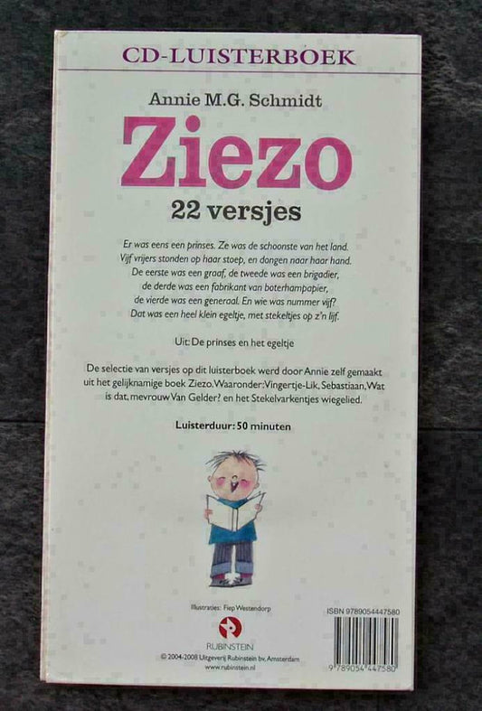 Annie M.G. Schmidt : Ziezo. 22 Versjes (CD, RE)