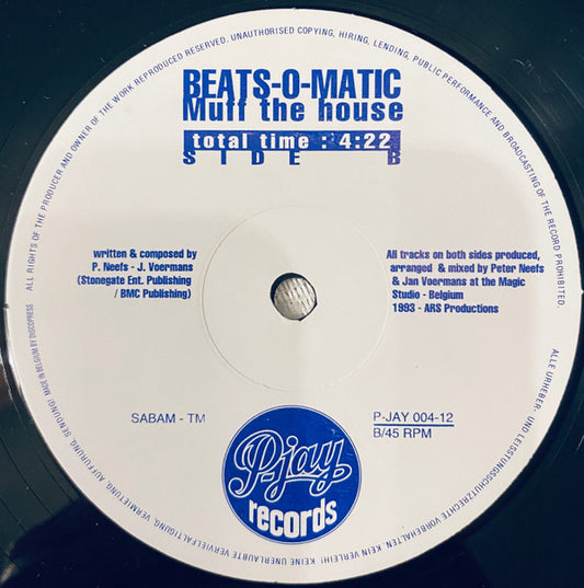 Beats-O-Matic : Raggamuffin-Mix (12")