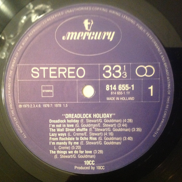 10cc : Dreadlock Holiday (LP, Comp)