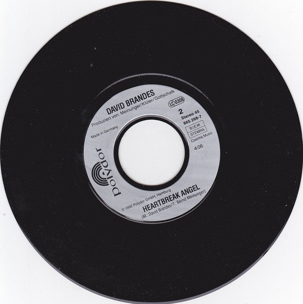 David Brandes : Immer Bei Nacht (7")