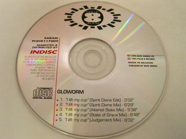 Gloworm : I Lift My Cup (CD, Single)