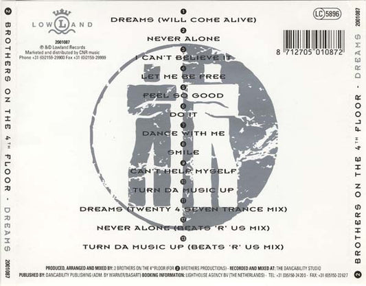 2 Brothers On The 4th Floor : Dreams (CD, Album)