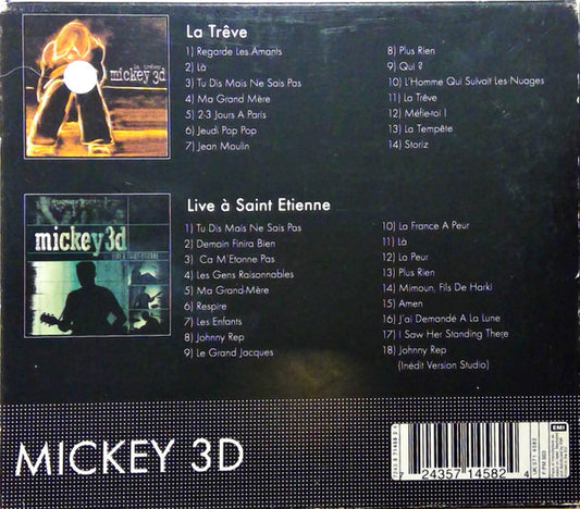 Mickey 3D : La Trêve / Live À Saint Etienne (CD, Album, RE + CD, Album, RE + Box, Comp, Ltd)