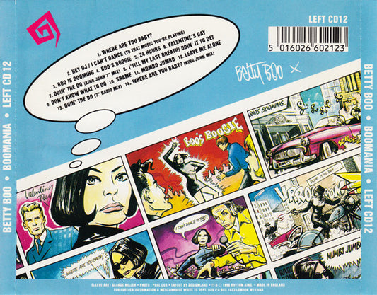Betty Boo : Boomania (CD, Album)