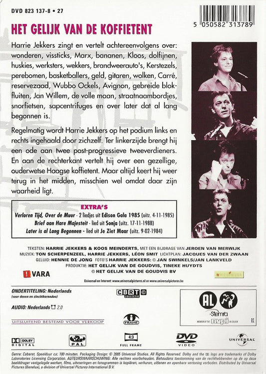 Harrie Jekkers : Het Gelijk Van De Koffietent (DVD-V, RE, PAL)