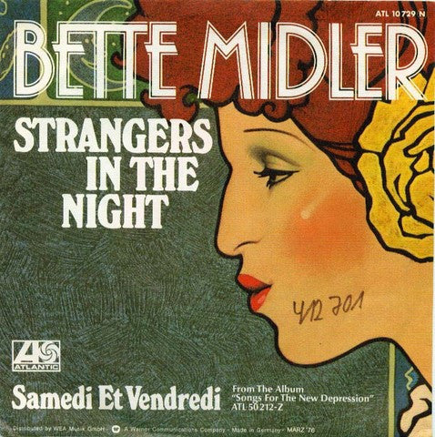 Bette Midler : Strangers In The Night (7", Single)