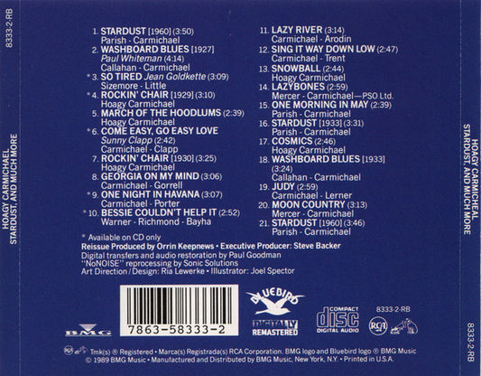 Hoagy Carmichael : Stardust, And Much More (CD, Comp, RM)