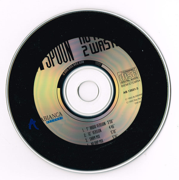 T-Spoon : No Time 2 Waste (CD, Maxi)