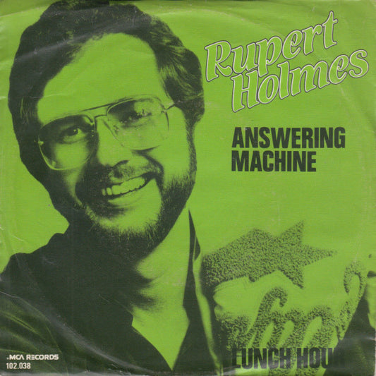 Rupert Holmes : Answering Machine (7", Single)