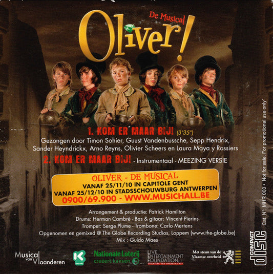 Vlaamse Cast - Oliver! : Kom Er Maar Bij! (CD, Single, Promo)