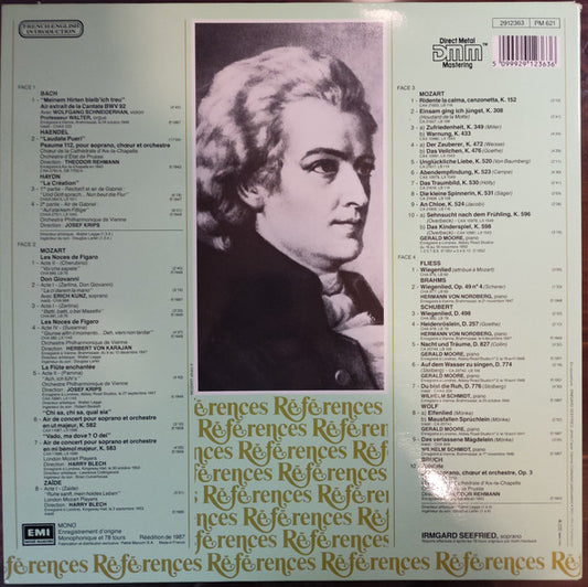 Irmgard Seefried : Airs d'Opéras et Mélodies (2xLP, Comp, Mono)