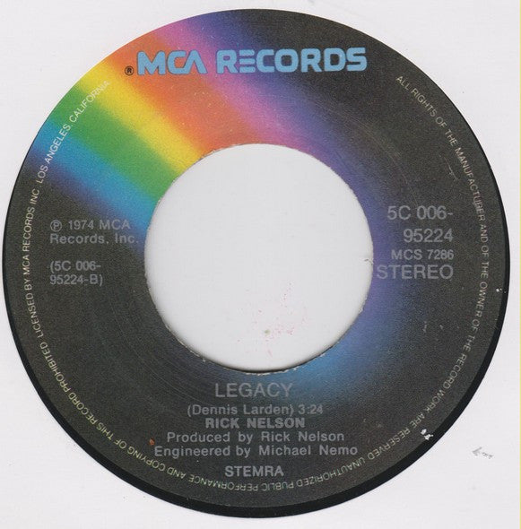 Ricky Nelson (2) : Windfall (7")