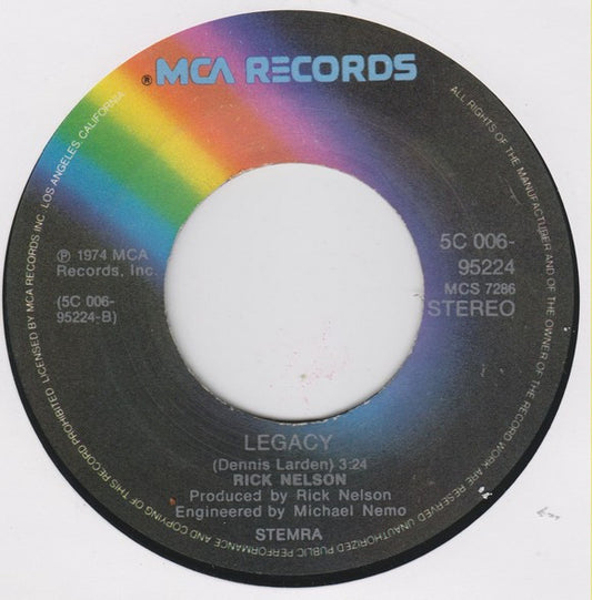 Ricky Nelson (2) : Windfall (7")